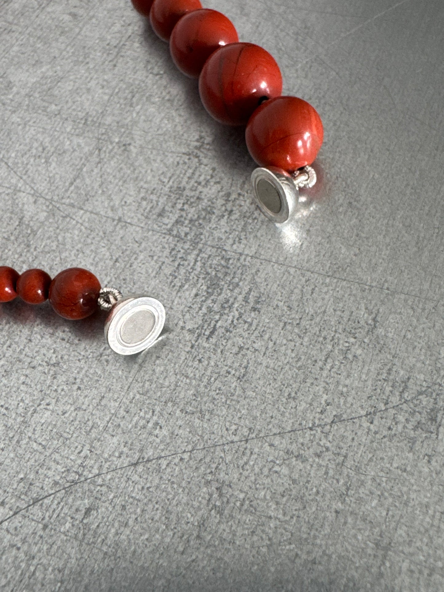 // PURA NECKLACE ~ Red Jasper