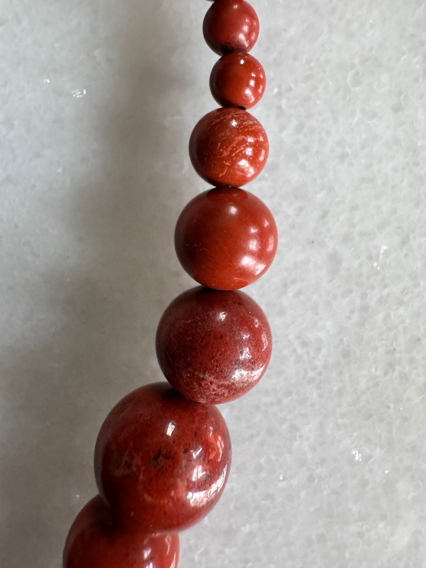 // PURA NECKLACE ~ Red Jasper