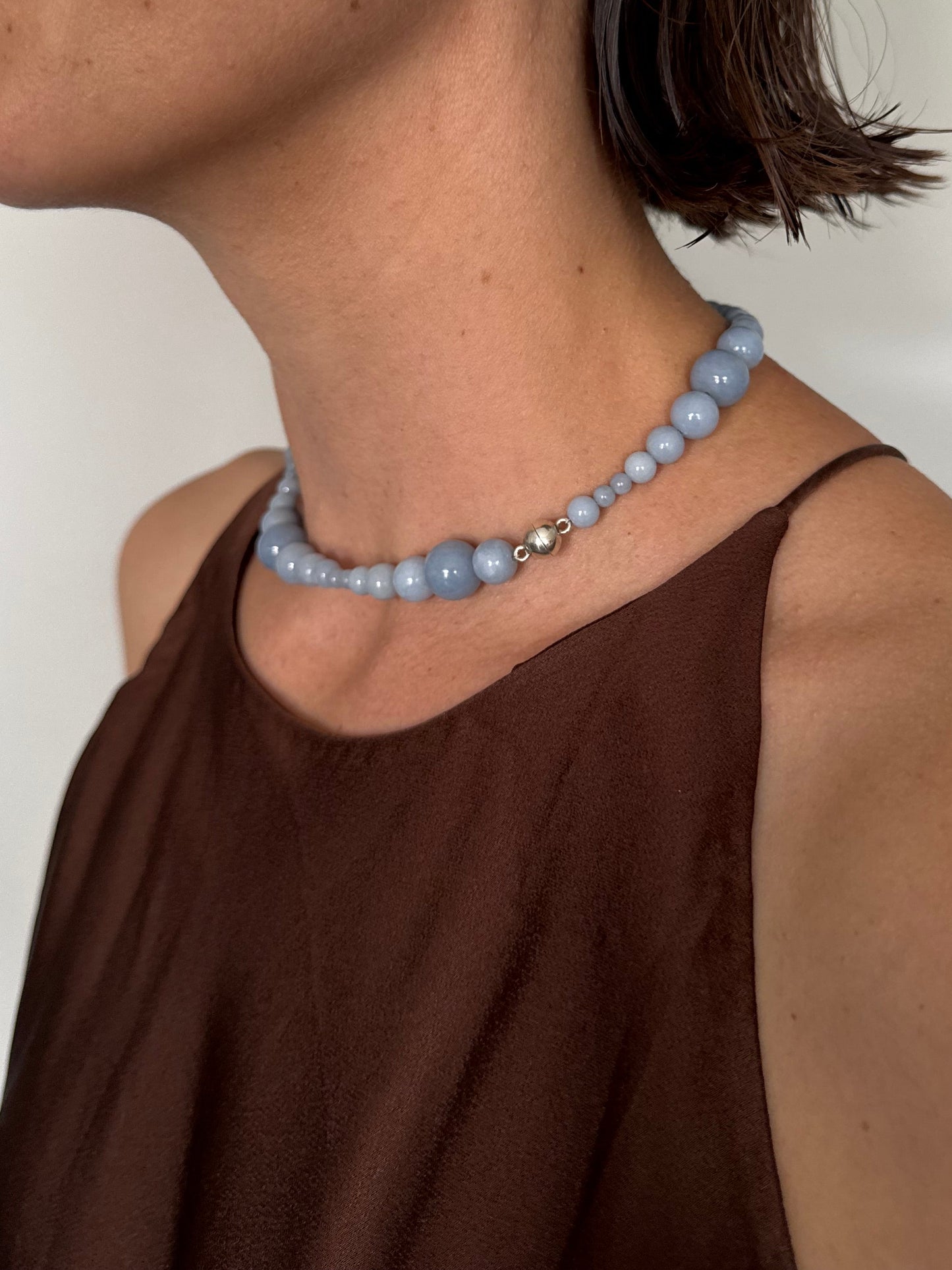 // PURA NECKLACE ~ Angelite