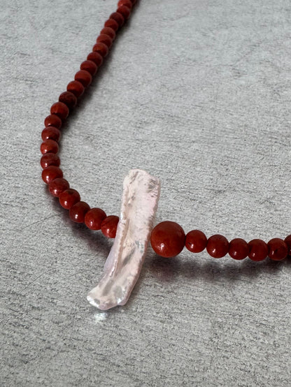 // NATSU NECKLACE ~ Red Jasper