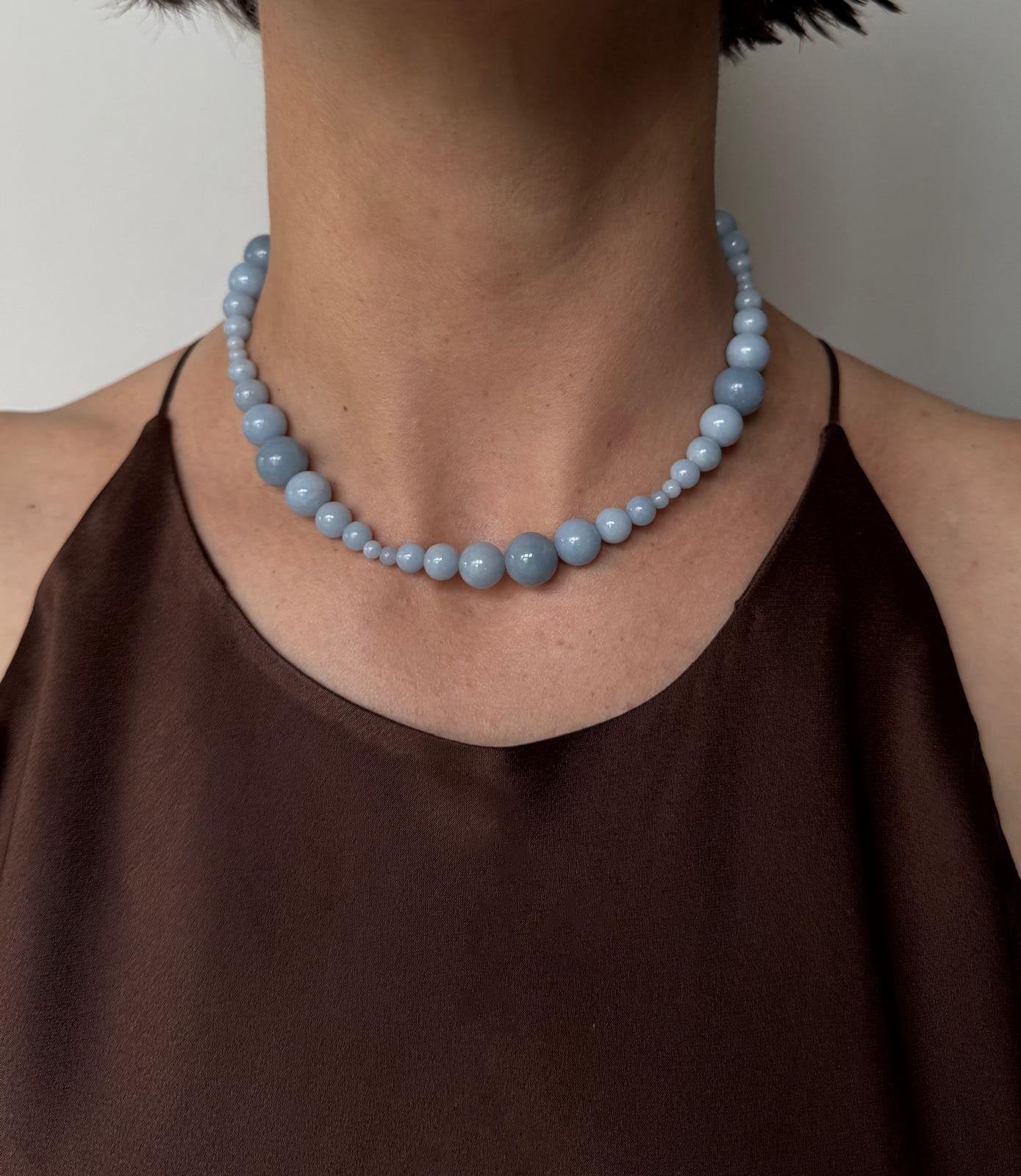 // PURA NECKLACE ~ Angelite