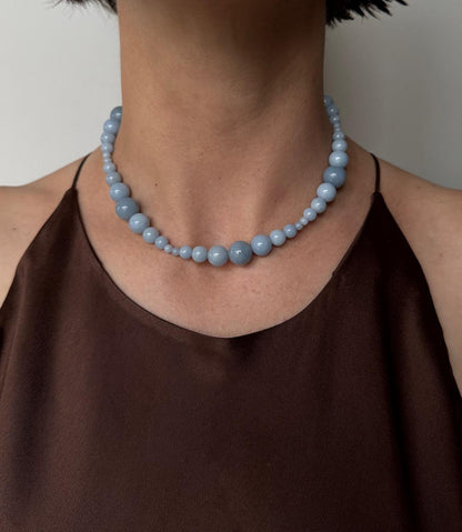 // PURA NECKLACE ~ Angelite