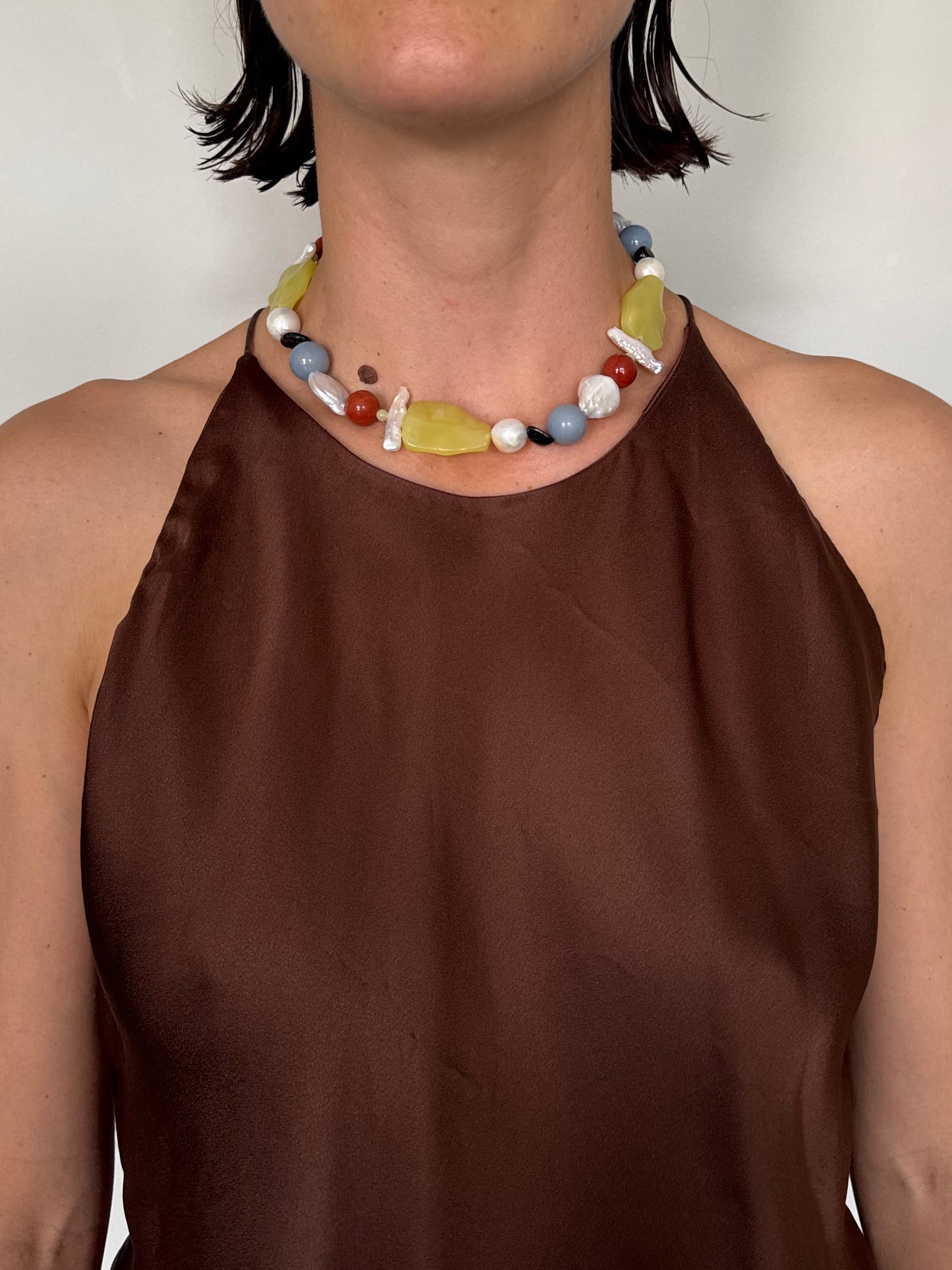 // ASOBI NECKLACE ~ Multi Stones