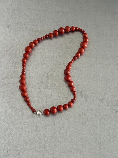// PURA NECKLACE ~ Red Jasper