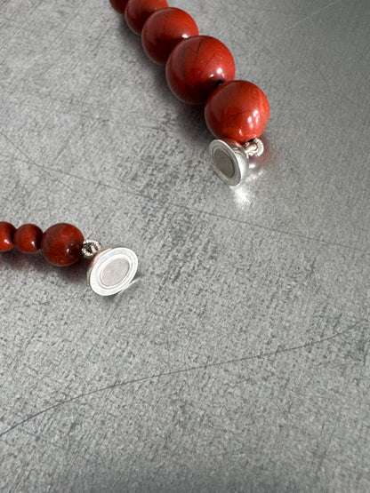 // PURA NECKLACE ~ Red Jasper