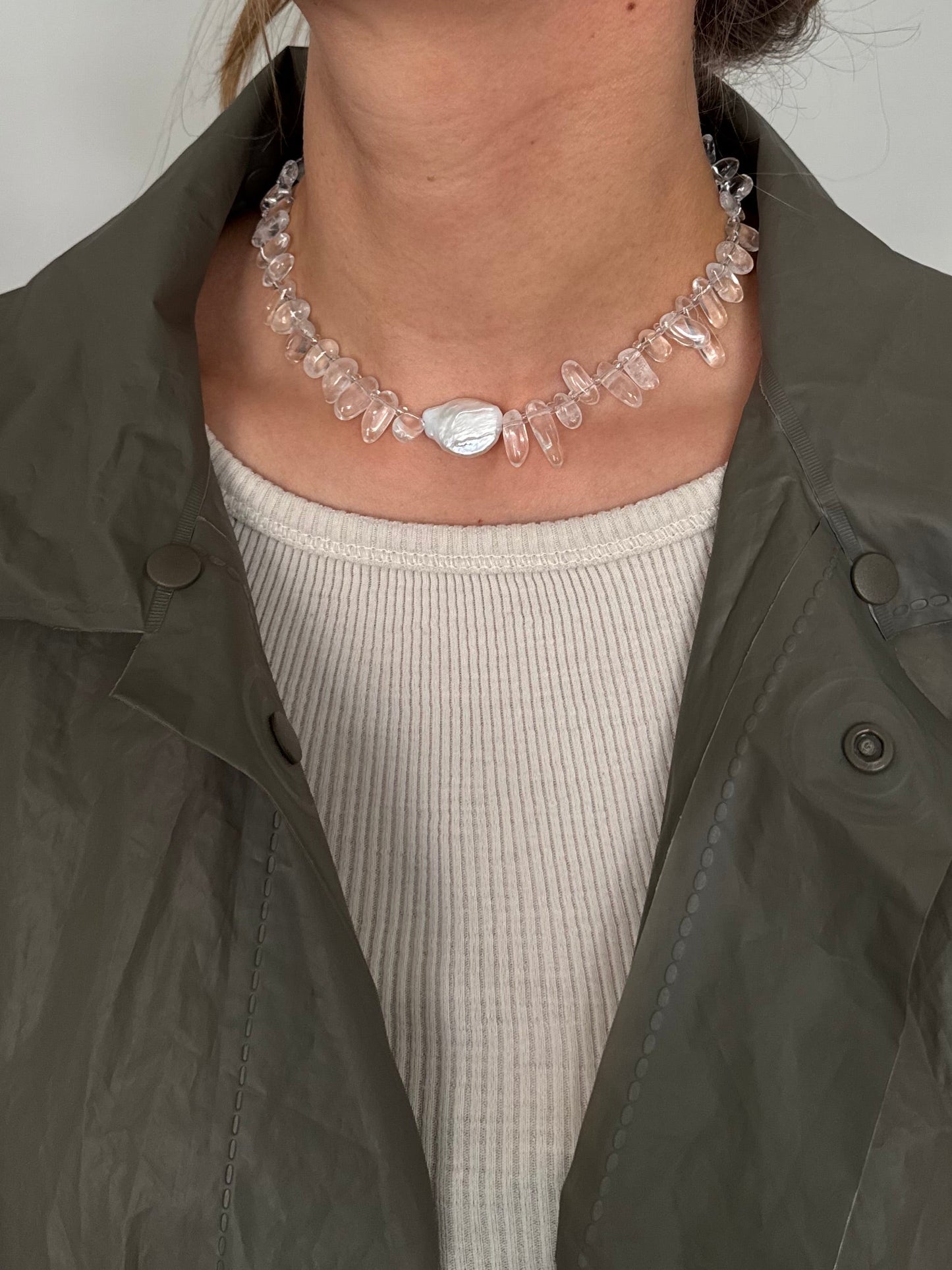 // YAMA NECKLACE ~ Rock Crystal
