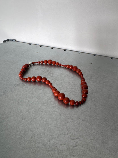 // PURA NECKLACE ~ Red Jasper