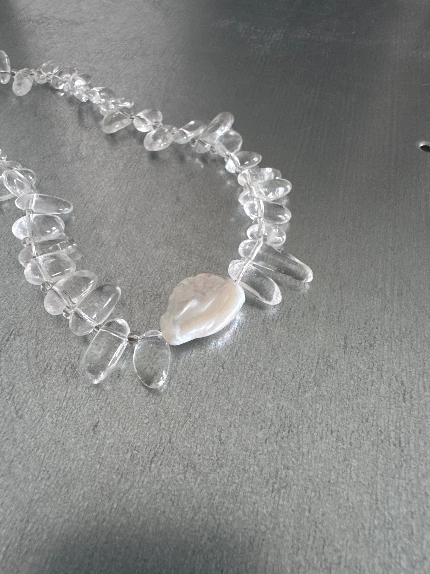 // YAMA NECKLACE ~ Rock Crystal