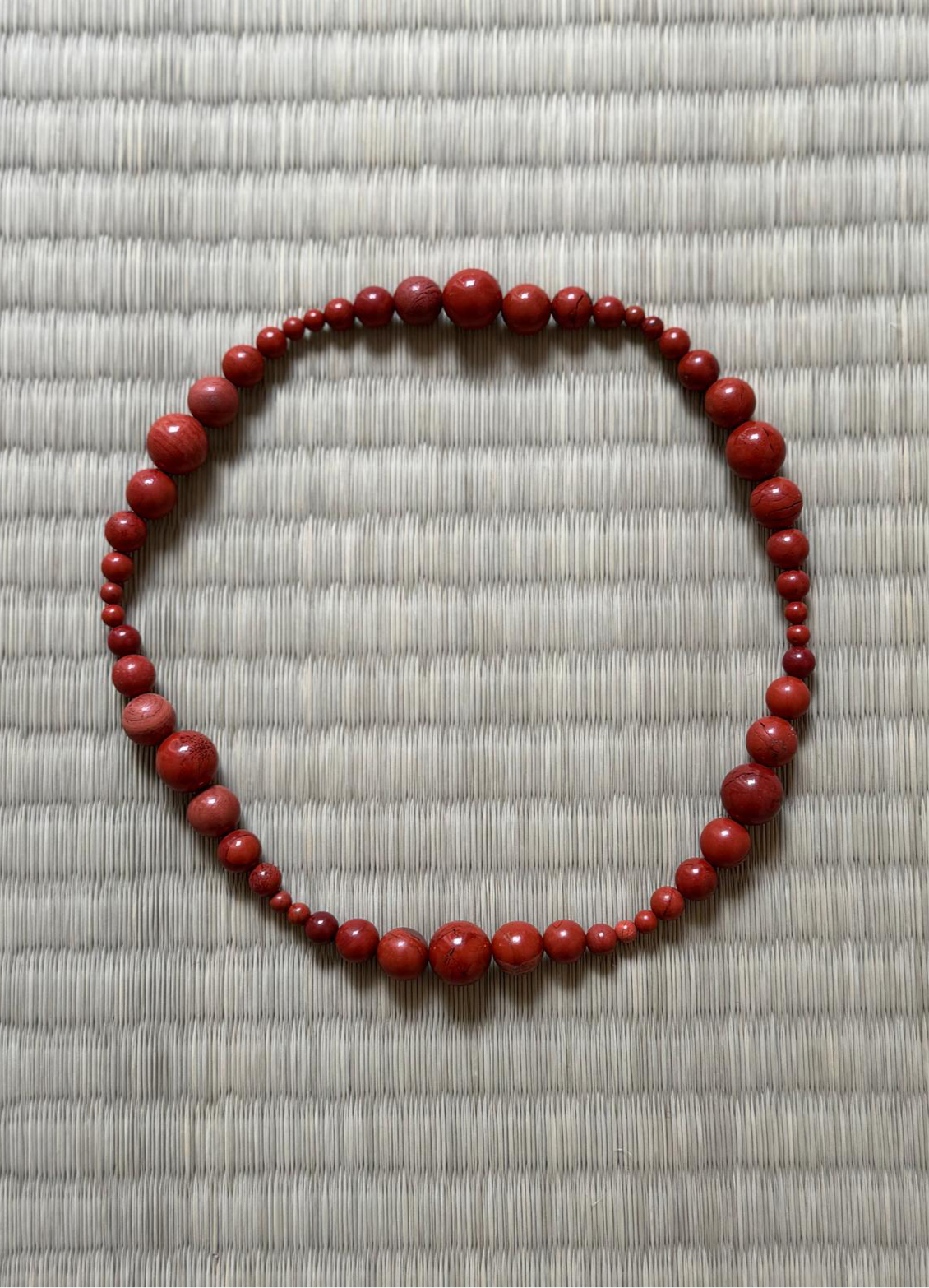 // PURA NECKLACE ~ Red Jasper