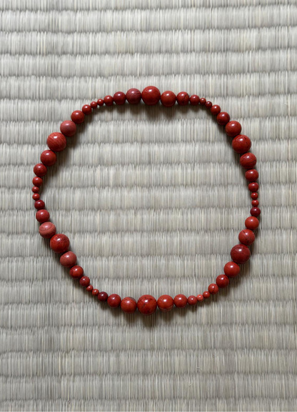 // PURA NECKLACE ~ Red Jasper
