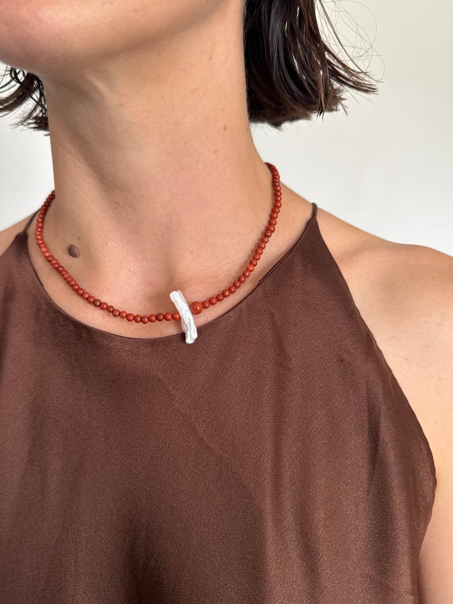 // NATSU NECKLACE ~ Red Jasper