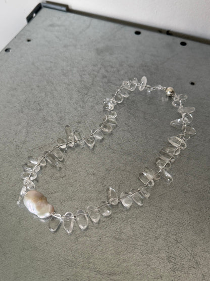 // YAMA NECKLACE ~ Clear Quartz