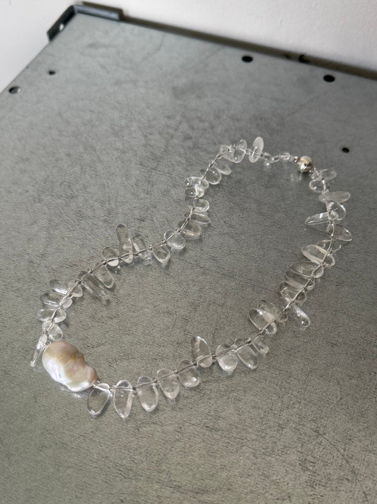 // YAMA NECKLACE ~ Clear Quartz