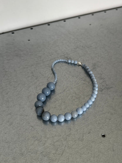 // ROW NECKLACE ~ Angelite