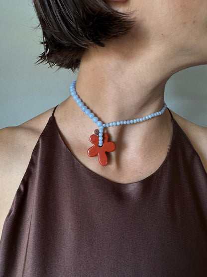 // HANA NECKLACE ~ Angelite