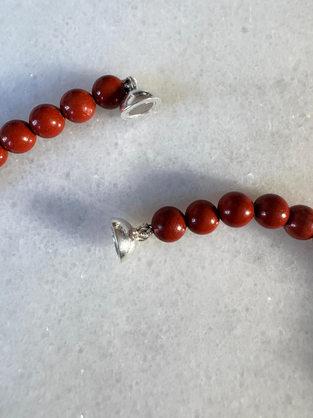 // HANA NECKLACE ~ Red Jasper
